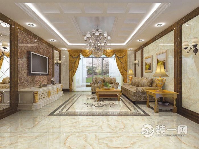 客厅地面装修建议    客厅瓷砖怎么选,规格要怎么确定,风格定位如何